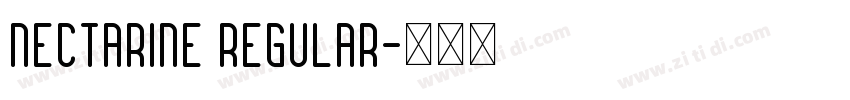 Nectarine Regular字体转换